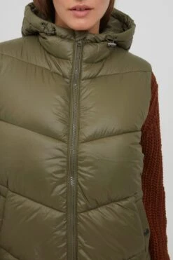 OXMO Bodywarmers Bodywarmer TABITA Dames Olijfgroen -Mode Kleding 01bce34e206b93a2c8007589811d4c66