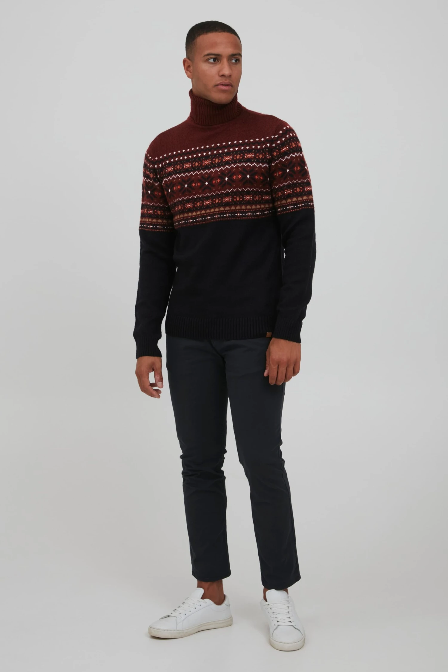 Coltruien Trui TJESSE Heren Donkerrood / Zwart Blend Coltruien Trui TJESSE Heren Donkerrood / Zwart -Mode Kleding 02702a17ba6069f069c0c6c5a516dcec scaled