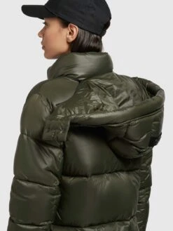 Khujo Winterjassen Winterjas Valona Dames Donkergroen -Mode Kleding 02da92b311acdb10c6a85d3fc28227b8