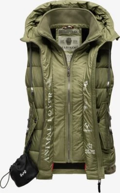 Marikoo Bodywarmers Bodywarmer Taisaa Dames Kaki 6 Marikoo Bodywarmers Bodywarmer Taisaa Dames Kaki -Mode Kleding 056ae9c4c2a37e4a2c12c9492ca0c8b7