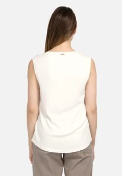 HELMIDGE Mouwloze Shirts Top Dames Wit -Mode Kleding 0581cde7cbb9284890fbf59d578bbc64