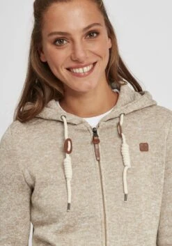OXMO Sweatvesten Sweatvest Thory Dames Beige -Mode Kleding 067ad4e11f406d5b23a5904822e0c9cb