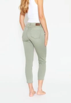 Angels Jeans Slimfit Jeans Dames Groen -Mode Kleding 0765fb54db689fd7ec14641d560d5778