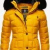 Marikoo Winterjassen Winterjas Qesraa Dames Geel