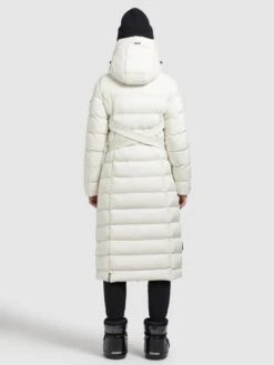 Khujo Wintermantels Wintermantel OLALLA MATT Dames Wolwit -Mode Kleding 0a041f4f1a325de8fd094b2dbdc09124