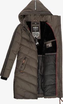 Marikoo Wintermantels Wintermantel Armasa Dames Antraciet -Mode Kleding 0ca384e13a23976884d26f4be8042dc4