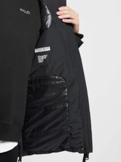 Khujo Winterjassen Winterjas Eunice Dames Zwart -Mode Kleding 0f1125ee4851cade81f0e1851b186930