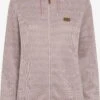 OXMO Outdoor Jassen Fleece Jas Pebbles Dames Roze