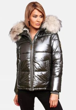 Navahoo Winterjassen Winterjas Tikunaa Dames Antraciet -Mode Kleding 121777c54bdb986cdbc090ca397428a3