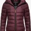 Marikoo Winterjassen Winterjas Poison Dames Bordeaux -Mode Kleding 13973f044a4e77ddab97ad825a129edb
