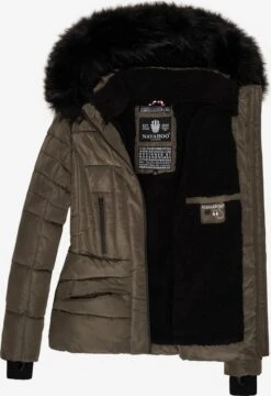 Navahoo Winterjassen Winterjas Adele Dames Taupe -Mode Kleding 16a24e93c545043782b9b1e2965ae9de
