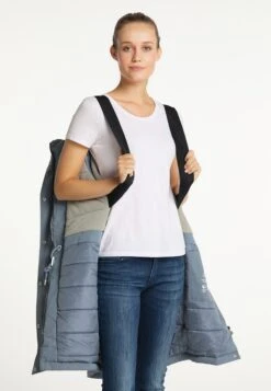 ICEBOUND Wintermantels Wintermantel Dames Lichtblauw -Mode Kleding 199ea40a4e9fa2c92c40a0e51c8d6231