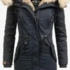 Navahoo Parkas Winterparka Bombii Dames Nachtblauw -Mode Kleding 1afd71678ca8a537dfe5bdc05cd33395