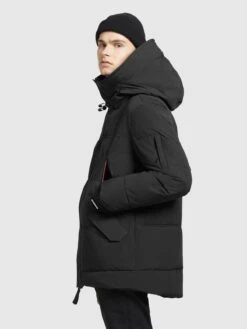 Khujo Winterjassen Winterjas Fank Heren Zwart -Mode Kleding 1c30bdc2474275f045276df23c5f7715