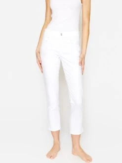 Angels Jeans Slimfit Jeans Cici Dames Wit -Mode Kleding 20e2fae36ef2efb0c2f8d352c2fd69aa