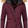 Navahoo Winterjassen Winterjas Laura Dames Bourgogne -Mode Kleding 2196ac60bbda03265e62bda939cf0182