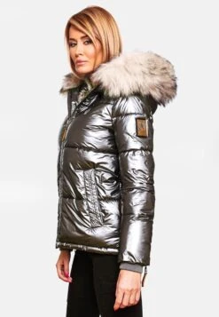 Navahoo Winterjassen Winterjas Tikunaa Dames Antraciet -Mode Kleding 2203ecaca736c59bcbf07c61d7aa1347