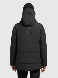 Khujo Winterjassen Winterjas Fank Heren Zwart -Mode Kleding 23c764e1d16f7058bec3180fa3649a06