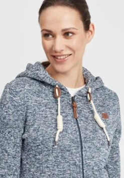 OXMO Sweatvesten Sweatvest Thory Dames Blauw -Mode Kleding 23e7aaa7a1c025d976c5f7530f084bb8