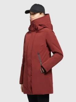 Khujo Winterjassen Winterjas Viona 3 Dames Roestrood -Mode Kleding 243b1fde2f82195211b70a0a2f5a53e8