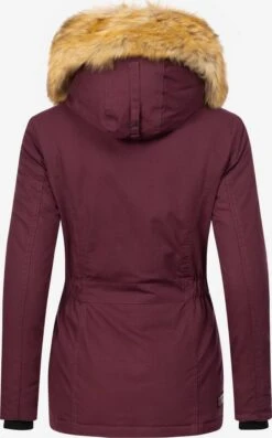 Navahoo Winterjassen Winterjas Laura Dames Bourgogne -Mode Kleding 29e03a992de9a8d23ee160e50199ee78