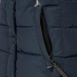 Marikoo Winterjassen Winterjas Lotusblüte Dames Donkerblauw -Mode Kleding 2ba47b89c41d5865e2b77af05c18f368