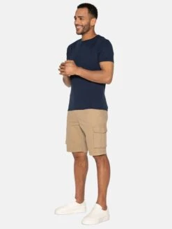 Threadbare Cargo Shorts Regular Cargobroek Bute Heren Beige -Mode Kleding 2c4aa0f43e311e15e514366773d2bbba