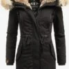 Navahoo Parkas Winterparka Bombii Dames Zwart