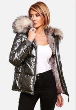 Navahoo Winterjassen Winterjas Tikunaa Dames Antraciet -Mode Kleding 3673e162752a28a64ac76dca9b758710