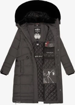 Navahoo Wintermantels Wintermantel Fahmiyaa Dames Antraciet -Mode Kleding 37448b011ae502a6614614a8462d4353