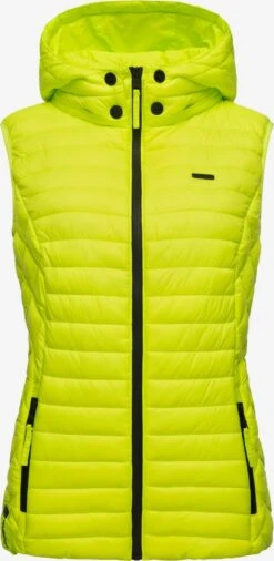 Marikoo Bodywarmers Bodywarmer Dames Limoen -Mode Kleding 39018458180bfbf23135dc7039c94f14