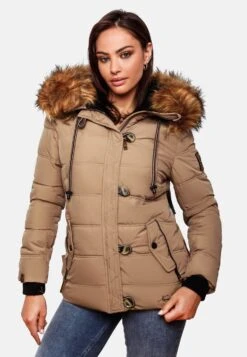 Navahoo Winterjassen Winterjas Zoja Dames Taupe 7 Navahoo Winterjassen Winterjas Zoja Dames Taupe -Mode Kleding 3e0391309b5dc1cd1aa198bf0db9e9b0
