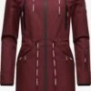 Marikoo Parkas Tussenparka Dames Bordeaux -Mode Kleding 464a0818d993c8c966ec53f3df072c82