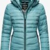 Marikoo Winterjassen Winterjas Amber Dames Blauw -Mode Kleding 469c3db88f1da2704c9547e0565f878a