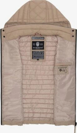 Marikoo Bodywarmers Bodywarmer Hasenpfote Dames Lichtbruin -Mode Kleding 474575d4fca3a274e410bf1a1a0f1f78