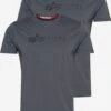 Alpha Industries T-shirts Shirt Heren Grijs 2 Alpha Industries T-shirts Shirt Heren Grijs -Mode Kleding 49967b82d8fffdf601fc618f8c222318