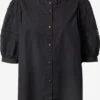MOSS COPENHAGEN Blouses Met Korte Mouw Blouse Maribel Dames Zwart -Mode Kleding 4ea5ebc10d1e0abd38eec816056b7d91