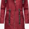 Navahoo Parkas Tussenparka Josinaa Dames Donkerrood -Mode Kleding 4ec05efb52b24f4224d35b2bf33b523a