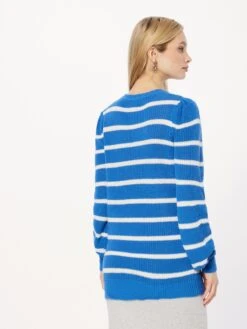 B.young Fijngebreide Truien Trui MILJA Dames Blauw -Mode Kleding 4ff9d1831319a259a058276edb804133