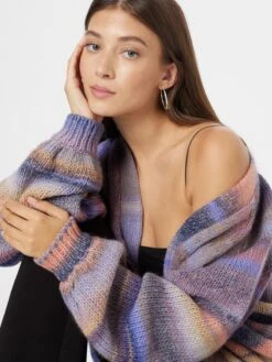 Vesten Gebreid Vest Kin Dames Lila 3 Vesten Gebreid Vest Kin Dames Lila -Mode Kleding 5685d99f32bdf582736e9589c915833a