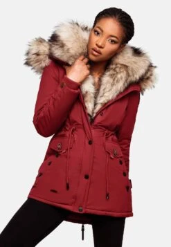 Navahoo Parkas Winterparka Sweety Dames Rood -Mode Kleding 56dc343f6e1382e5099bdeebfb7d72f8