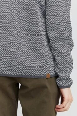 OXMO Outdoor Jassen Fleece Jas Pebbles Dames Grijs -Mode Kleding 57f662dafbb708b127032313a715b44f