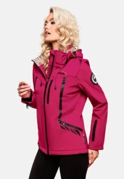 Marikoo Winterjassen Winterjas Dames Rood -Mode Kleding 5aede821c26c4d72a4cffd3e0056194c