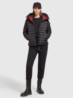 Khujo Winterjassen Winterjas Lovina Dames Zwart -Mode Kleding 5fd2a2e0f8a427a04ea51daaff49cebc