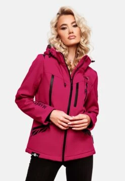 Marikoo Winterjassen Winterjas Dames Rood -Mode Kleding 636e2b3bfff3bf38c91f3d59a0c73388