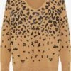 Faina Fijngebreide Truien Regular Trui Dames Camel -Mode Kleding 66da5a8063dce3a98dbbd27c495e75b2