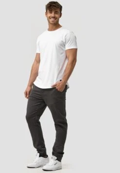 Indicode Jeans Pantalons Tapered Broek Zannes Heren Grijs -Mode Kleding 69f0eb431999b2ac9f2c4070209c0eb0