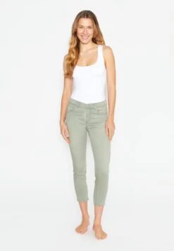 Angels Jeans Slimfit Jeans Dames Groen -Mode Kleding 6bca26fad025135d14ac0b52f0240f25