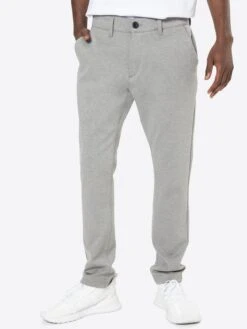 Denim Project Chinos Slimfit Chino Ponte Roma Heren Grijs Gemêleerd -Mode Kleding 6df682a0da8faec35d43687ed589398b