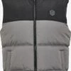 Threadbare Bodywarmers Bodywarmer Gilet Lethame Heren Zwart 2 Threadbare Bodywarmers Bodywarmer Gilet Lethame Heren Zwart -Mode Kleding 7401e3b09af2646e94743e8e1c44a238